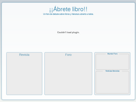 'abretelibro.com' screenshot