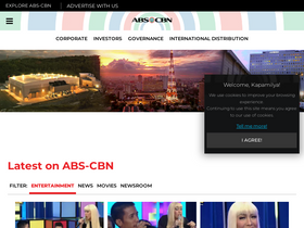 'abs-cbn.com' screenshot