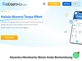 'absenku.com' screenshot
