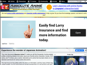 'absoluteanime.com' screenshot