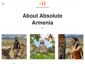 'absolutearmenia.com' screenshot