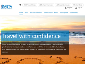 'abta.com' screenshot