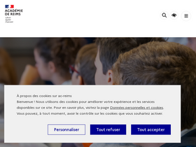 'ac-reims.fr' screenshot