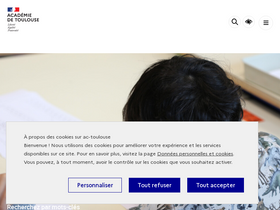 'ac-toulouse.fr' screenshot