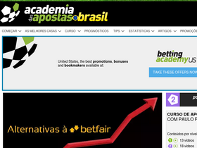'academiadasapostasbrasil.com' screenshot