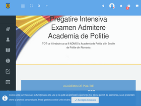 'academiadepolitie.com' screenshot