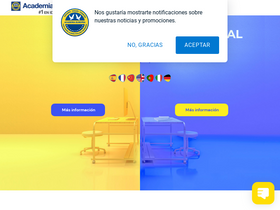 'academiaeuropea.com' screenshot
