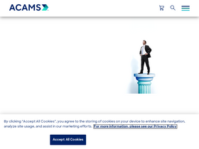 'acams.org' screenshot