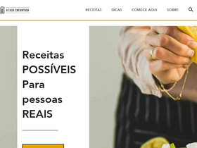 'acasaencantada.com.br' screenshot