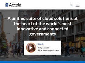 'accela.com' screenshot