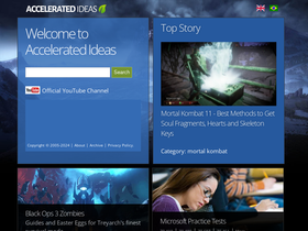 'accelerated-ideas.com' screenshot