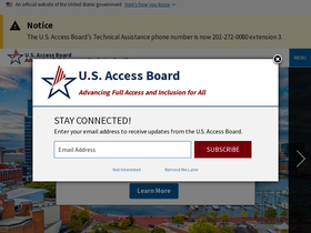 'access-board.gov' screenshot