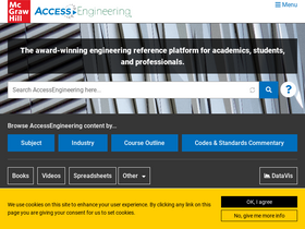 'accessengineeringlibrary.com' screenshot