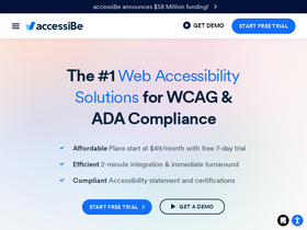 'accessibe.com' screenshot
