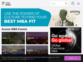 'accessmba.com' screenshot