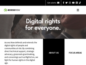 'accessnow.org' screenshot