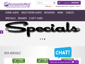 'accessories4less.com' screenshot