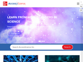 'accessscience.com' screenshot