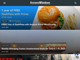 'accesswinnipeg.com' screenshot