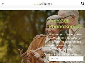 'accesswireless.com' screenshot