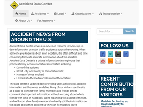 'accidentdatacenter.com' screenshot