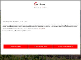 'acciona.com' screenshot