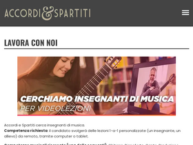 'accordiespartiti.it' screenshot
