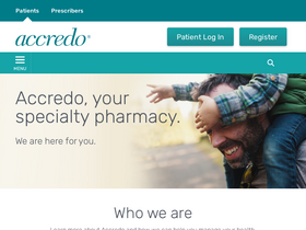 'accredo.com' screenshot