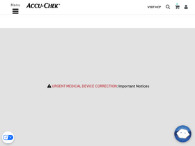 'accu-chek.com' screenshot