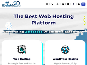 'accuwebhosting.com' screenshot