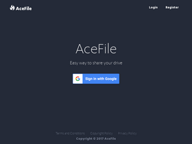 'acefile.co' screenshot