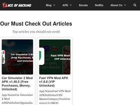 'aceofhacking.com' screenshot