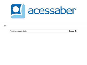 'acessaber.com.br' screenshot