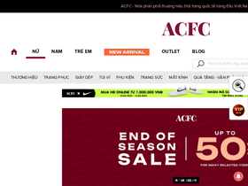 'acfc.com.vn' screenshot