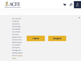 'acfe.com' screenshot