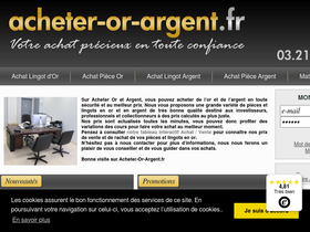 'acheter-or-argent.fr' screenshot