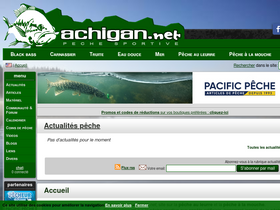 'achigan.net' screenshot
