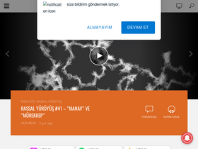 'acikbilim.com' screenshot