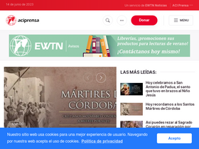 'aciprensa.com' screenshot