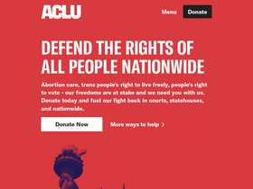 'aclu.org' screenshot