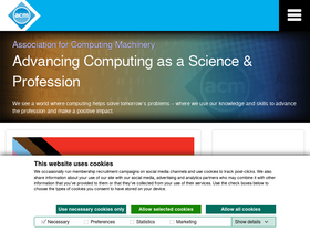 'acm.org' screenshot