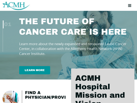 'acmh.org' screenshot
