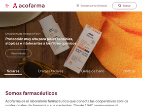'acofarma.com' screenshot