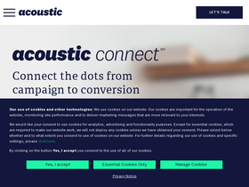 'acoustic.com' screenshot