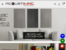 'acoustimac.com' screenshot