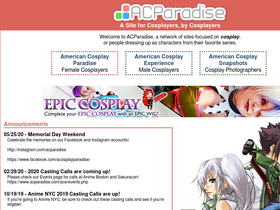 'acparadise.com' screenshot