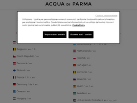 'acquadiparma.com' screenshot