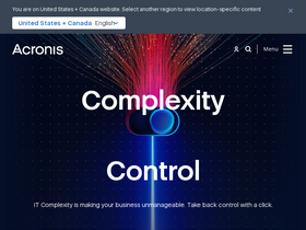 'acronis.com' screenshot