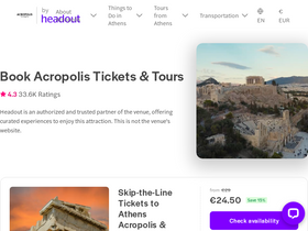 'acropolis-tickets.com' screenshot