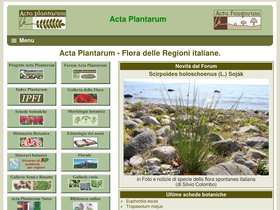 'actaplantarum.org' screenshot